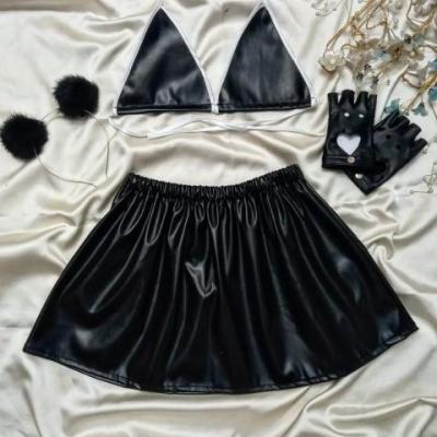 ست نیم تنه شلوارک مخمل