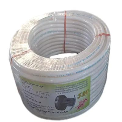 شیلنگ 9 گازی شفاف دولایه نخ‌دار