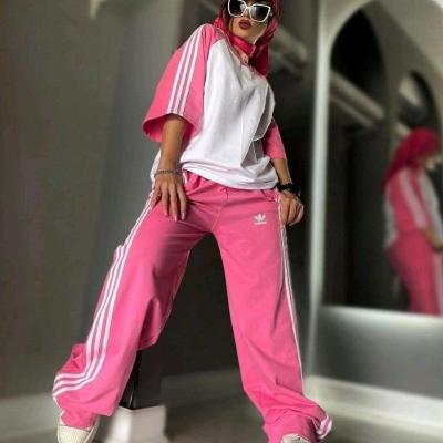 ست تیشرت و شلوار اسپرت مدل آدیداس