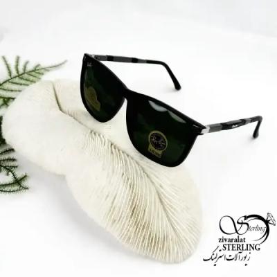 عینک دودی مشکی برند RayBan کد 19066
