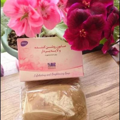 صابون روشن کننده و لایه بردار بیز جعبه ایی