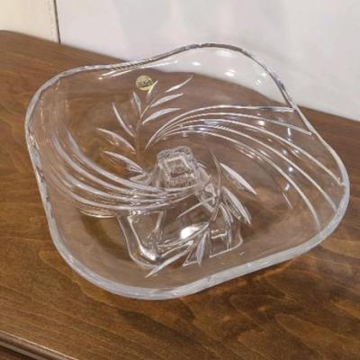 شیرینی خوری میوه خوری پایه دار کریستال سوگا ژاپن