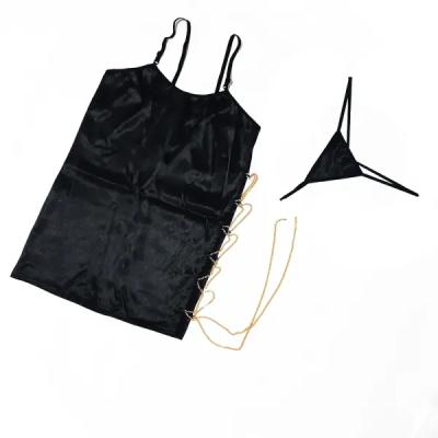 لباس خواب ساتن Anahel کد 7034