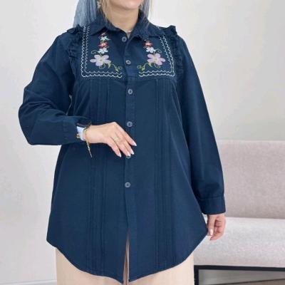 مانتو الیاف طبیعی ستین کد 5162