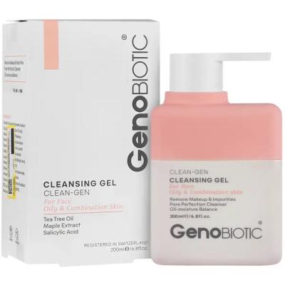 ژل شست و شوی صورت پوست چرب ژنو بایوتیک