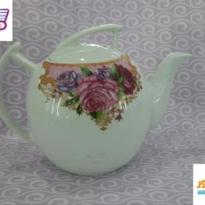 قوری چینی کاترین صورتی متوسط