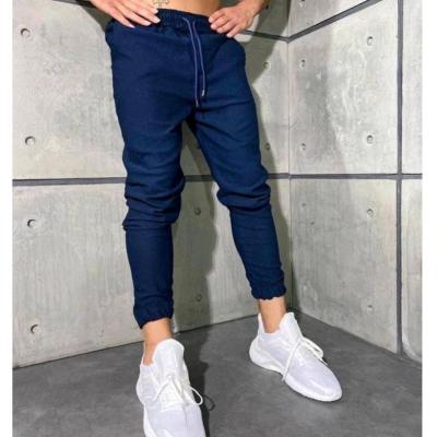 شلواراسلش سرمه ای کتان بنگال مردانه وپسرانه