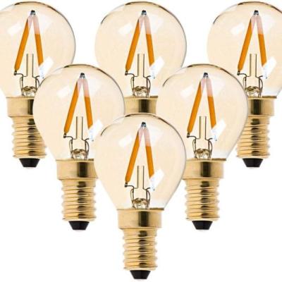 لامپ لوستر LED فیلامنتی G40 - پک 6 عددی