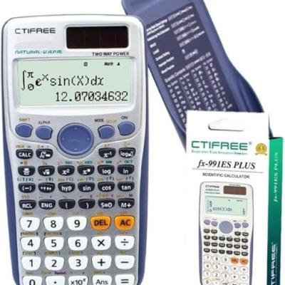 ماشین حساب مهندسی CTIFREE | صفحه نمایش بزرگ و 417 عملکرد پیشرفته