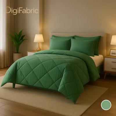 روتختی ساده رنگ سبز زمردی دیجی‌فابریک