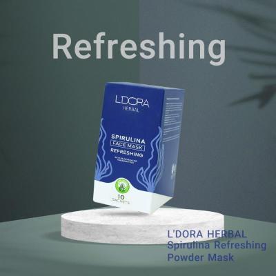 ماسک پودری اسپیرولینا شاداب کننده لدورا هربال