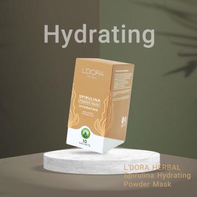 ماسک پودری اسپیرولینا آب رسان لدورا هربال