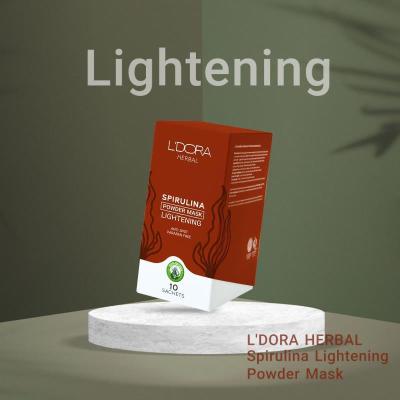 ماسک پودری اسپیرولینا روشن کننده لدورا