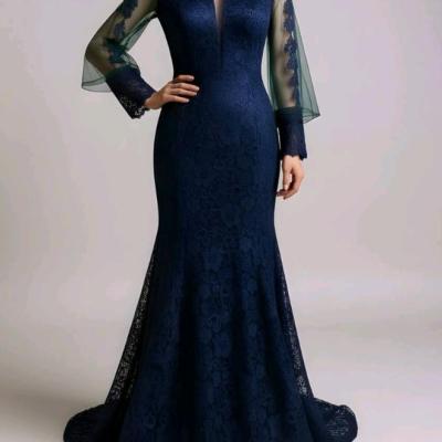 پیراهن شب زنانه دانتل مدل پوشیده لباس نامزدی و عقد پیراهن مجلسی