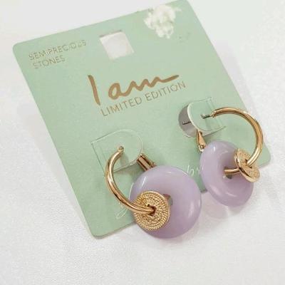 گوشواره طلایی قفلی ، کیفیت فوق العاده عالی و بسیار زیبا