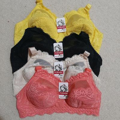 سوتین دانتل بالا شیشه ای،بدون فنر،داخل نخ