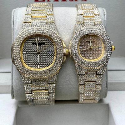 ست ساعت زنانه مردانه باهم مارک پتک فیلیپ وارداتی 75275