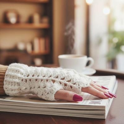 دستکش مجلسی زنانه جنس بافت در سه رنگ جذاب به صورت سفارشی