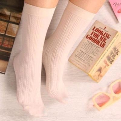 جوراب زنانه ضخیم مچی ساپورتی گندمی