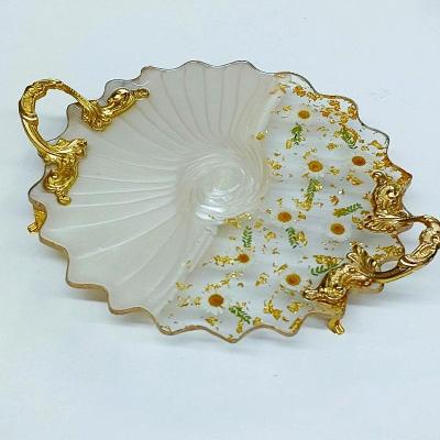 سینی گل بابونه طلایی