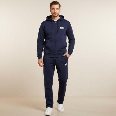 ست سویشرت و شلوار مردانه رنگ سرمه ای جنس اسپان – راحت، سبک و مناسب روزمره