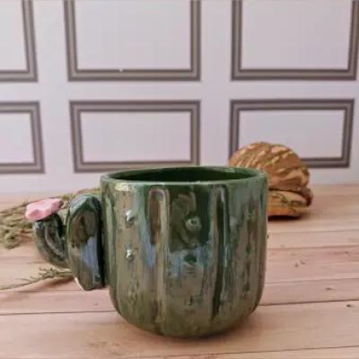 ماگ دستساز کاکتوس