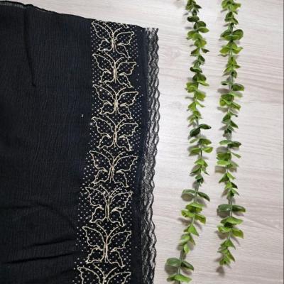 شال درختب گلدوزی نگین دانتل مجلسی