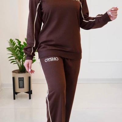 ست بلوز نیم زیپ و شلوار بگ