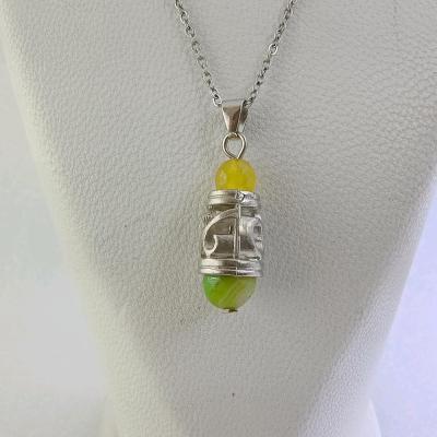 گردنبند زنانه عقیق جید 19