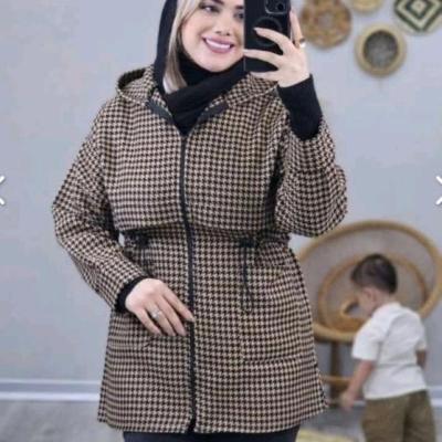 مانتو پاییزه زنانه مدل نیوشا جنس تافته پیچازی درجه یک