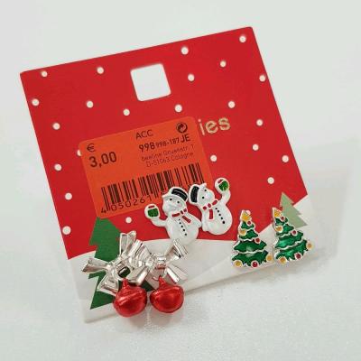 پک سه جفتی گوشواره و گلگوش کریسمسی ، کار فوق العاده زیبا و فانتزی