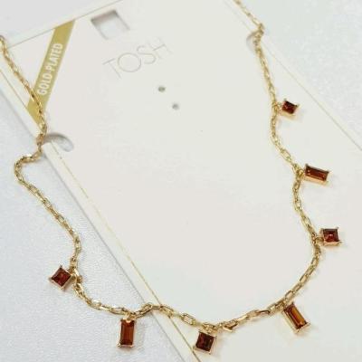 گردنبند آویز دار با آبکاری طلا ، از سری لیمیتد ادیشن Tosh