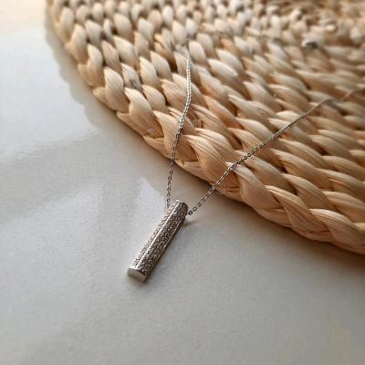 گردنبند آبکاری طلای سفید