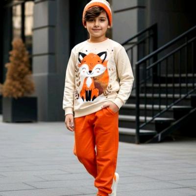 ست بلوز و شلوار طرح روباه سایز 40 45 50 55