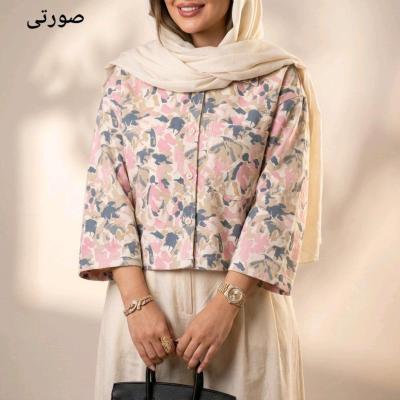 شومیز مخمل کبریتی چاپی بهار