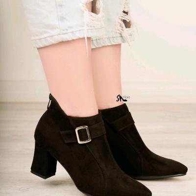 نیم بوت مجلسی پاشنه دار کد 1640