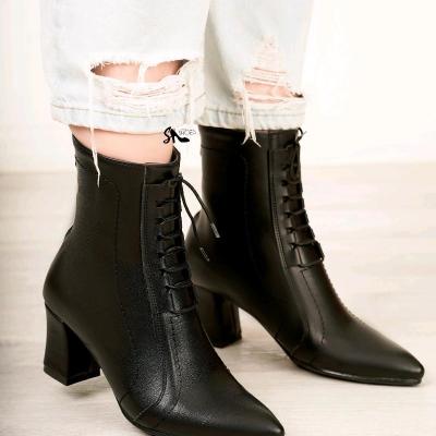 نیم بوت مجلسی پاشنه دار کد 1639