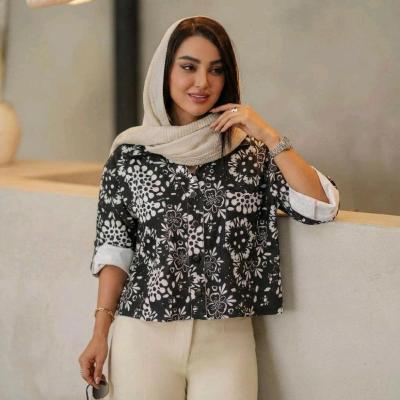 شومیز مخمل کبریتی ترلان