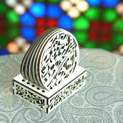 دکوری زیر لیوانی طرح شعر