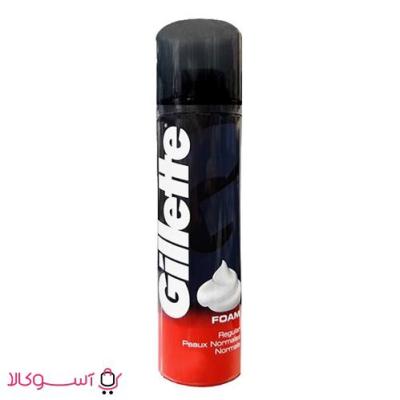 فوم اصلاح ژیلت قرمز gillette foam حجم 200 میل