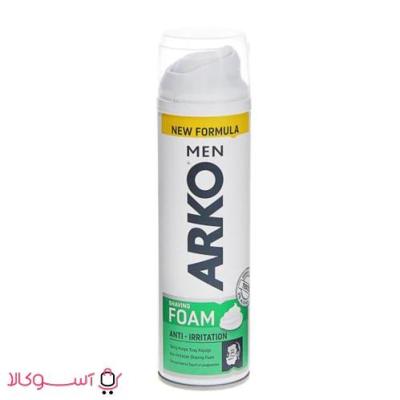 فوم اصلاح آرکو مدل anti irritation حجم 200 میل