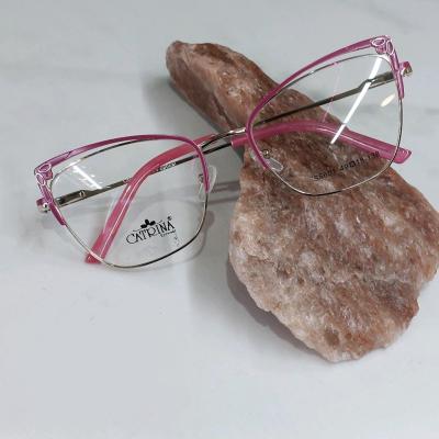 عینک فریم طبی زنانه دخترانه برند کاترینا فلزی رنگ ثابت با کیفیت