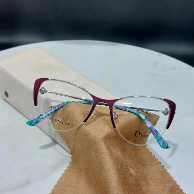 عینک طبی زنانه دخترانه فلزی برند دیور عینک فلزی زنانه گریف نخ گریف