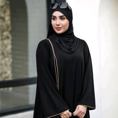 مانتو مجلسی کرپ مدل مانتو عبایی مغزی دوز-153251