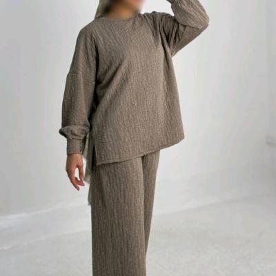 شومیز و شلوار زنانه مراکشی پفکی مدل کاملیا ترک-154458