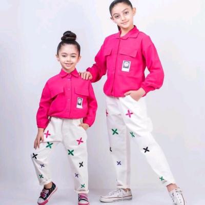 شلوار مام طرحدار سفید