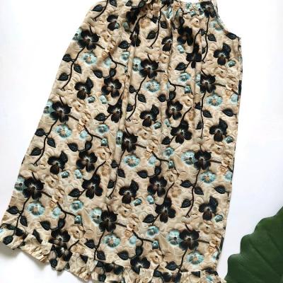 پیراهن روزمره زنانه نخی مدل پیراهن سه بعدی تایلندی