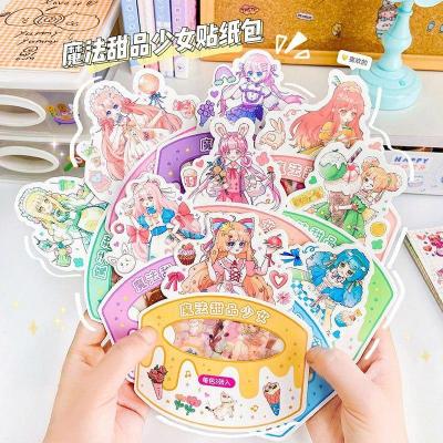 استیکر و برچسب شاین دار انیمه 3 برگه