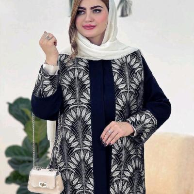 مانتو کتی زنانه نخی مدل مانتو کتی لمه دار سوزن دوزی فری سایز