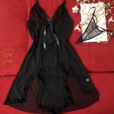 لباس خواب توری دوچاک کد B-100